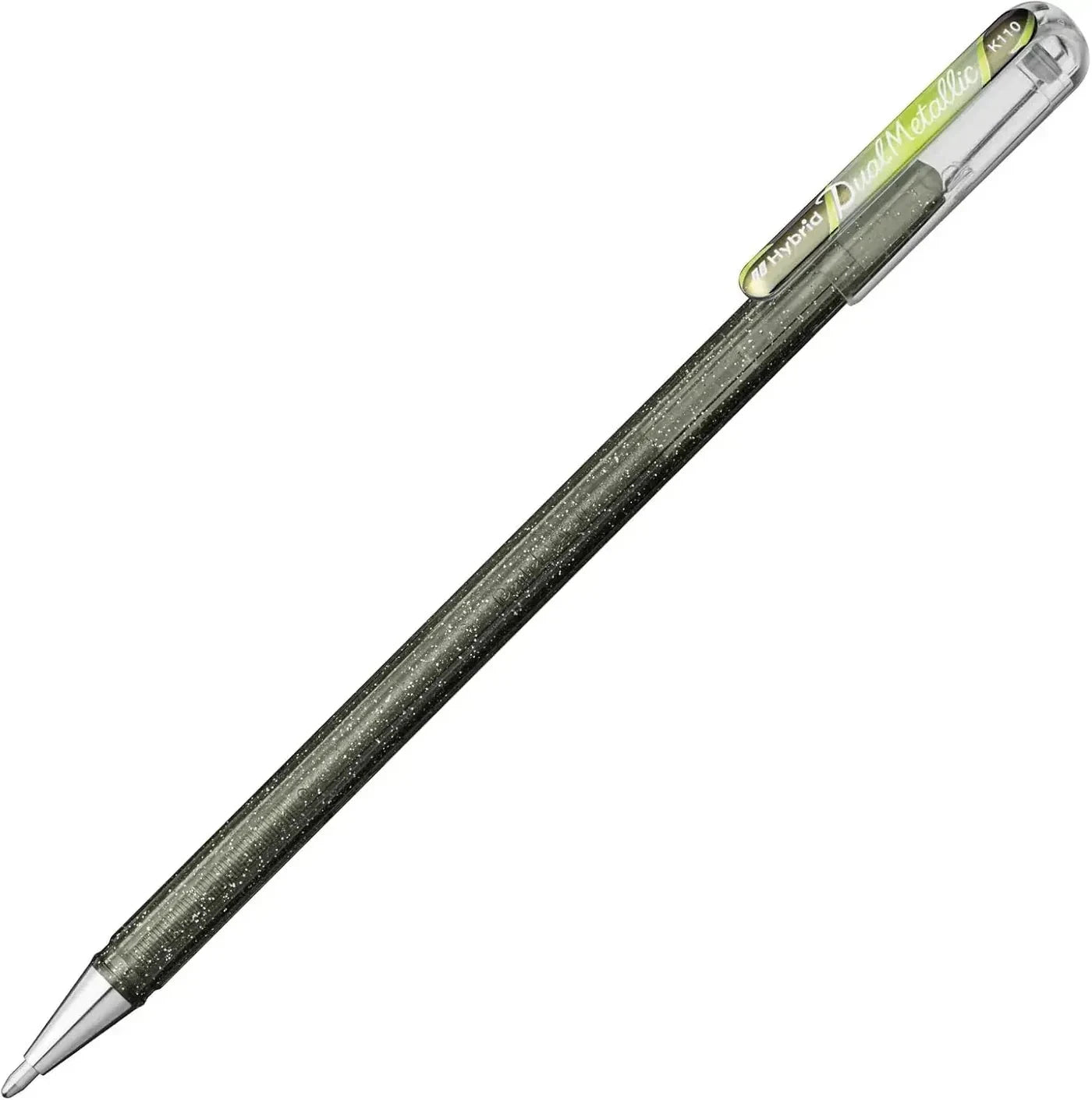 Pentel Dual Metallic Ballpoint Pen 1.0mm Tip, Silver & Metallic Copper and Green Writing & Coloring Pentel 