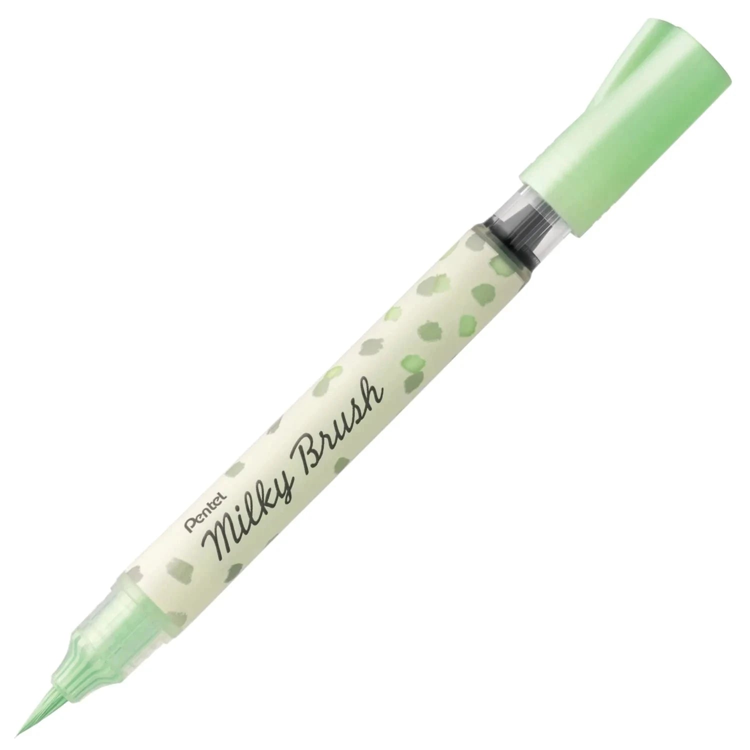 Pentel Milky Brush Pen - Pastel Writing & Coloring Pentel Green 