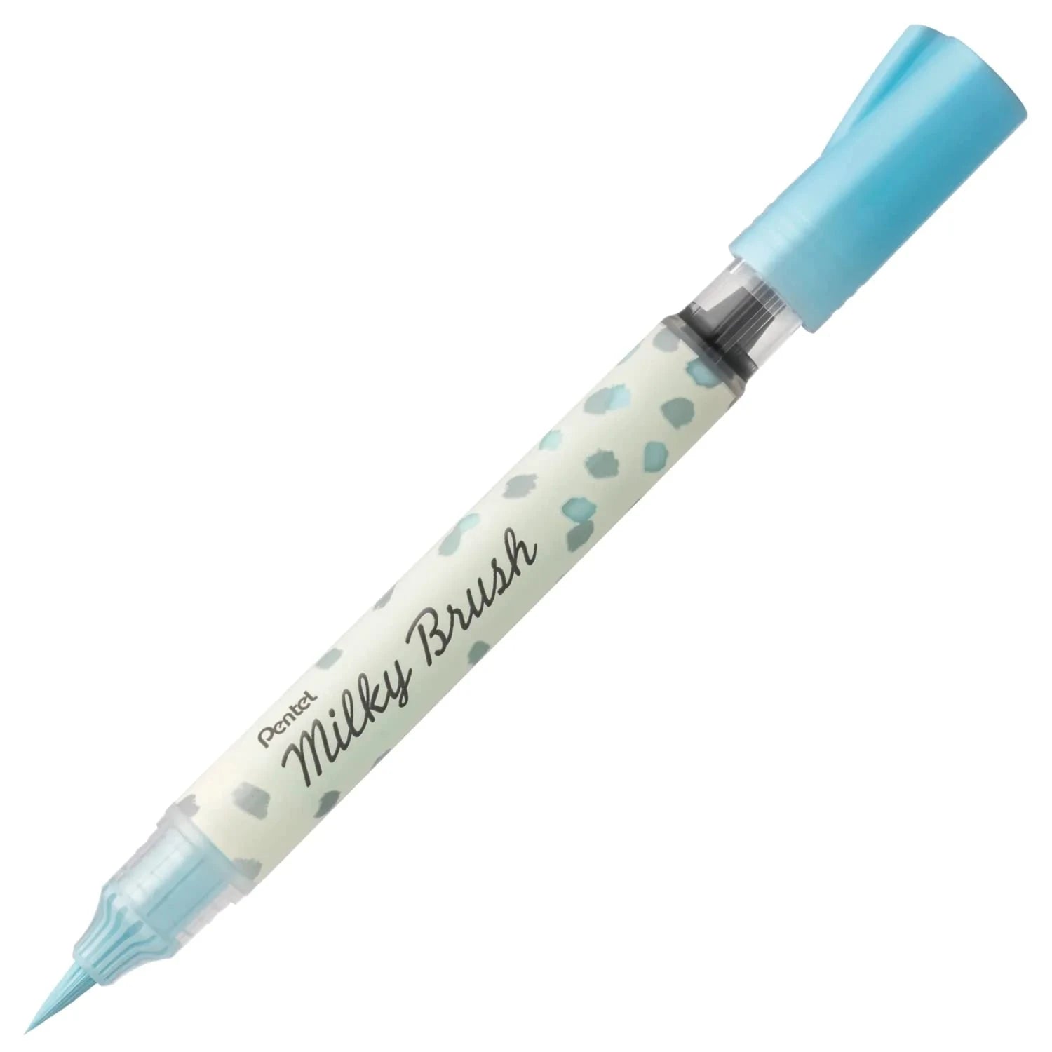 Pentel Milky Brush Pen - Pastel Writing & Coloring Pentel Blue 