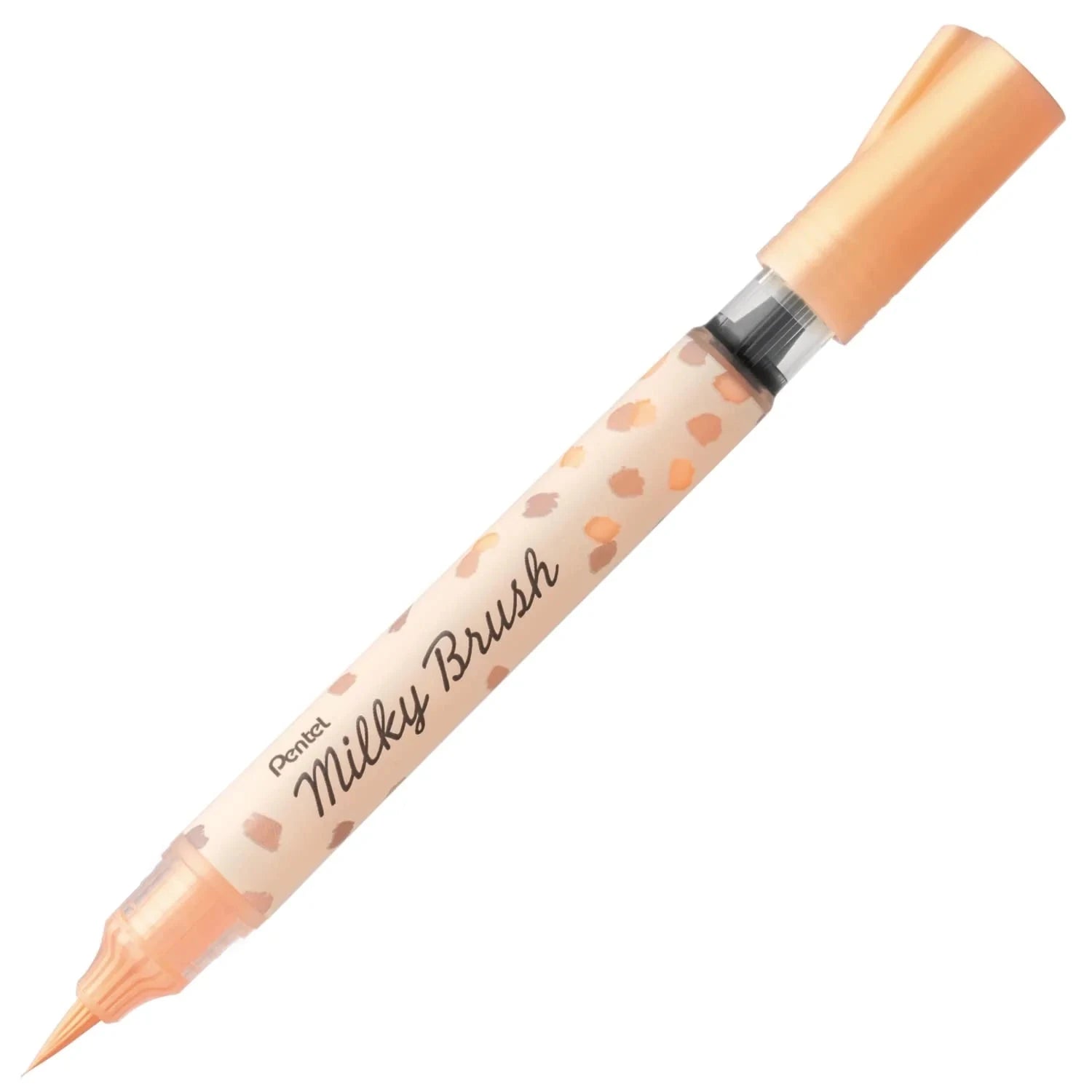Pentel Milky Brush Pen - Pastel Writing & Coloring Pentel Orange 