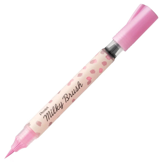 Pentel Milky Brush Pen - Pastel Writing & Coloring Pentel Pink 