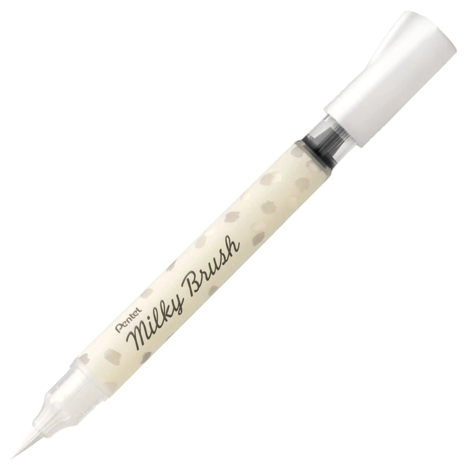 Pentel Milky Brush Pen - Pastel Writing & Coloring Pentel White 