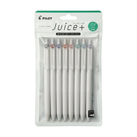 Pilot Juice+ 0.4mm Gel Pen 8pk Writing & Coloring Pilot 
