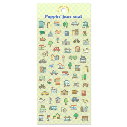 Mind Wave Poppin Jam Seal Sticker Sheet Surfaces Mind Wave Town 