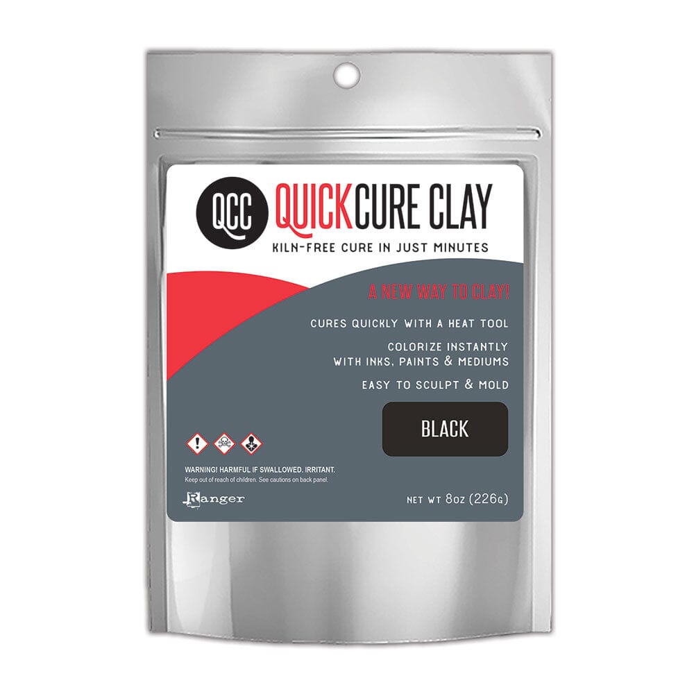 QuickCure Clay Black, 8oz Clay Ranger Ink 