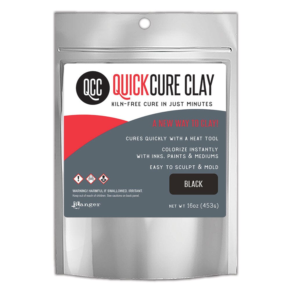 QuickCure Clay Black, 16oz Clay Ranger Ink 