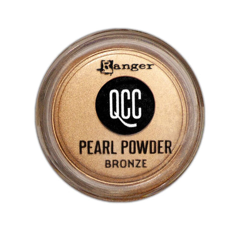 QuickCure Clay Pearl Powders Bronze, 0.25oz Powders Ranger Ink 