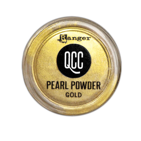 QuickCure Clay Pearl Powders Gold, 0.25oz Powders Ranger Ink 