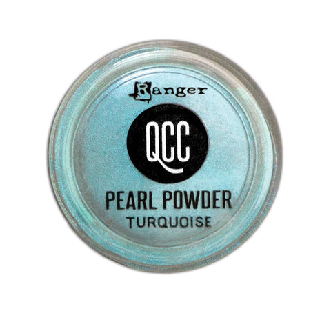 QuickCure Clay Pearl Powders Turquoise, 0.25oz Powders Ranger Ink 