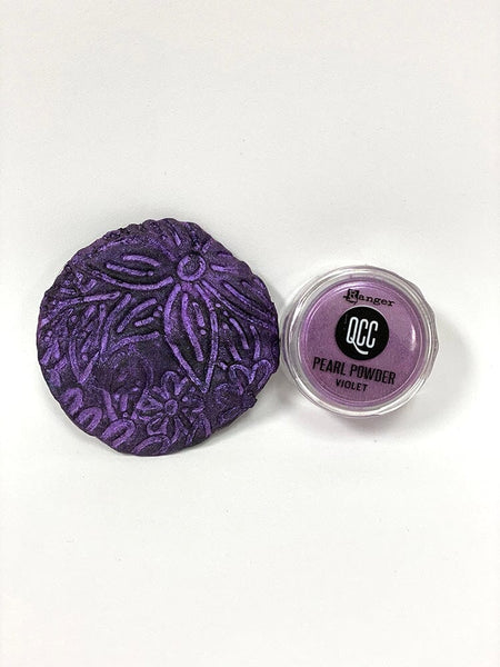 QuickCure Clay Pearl Powders Violet, 0.25oz Powders Ranger Ink 
