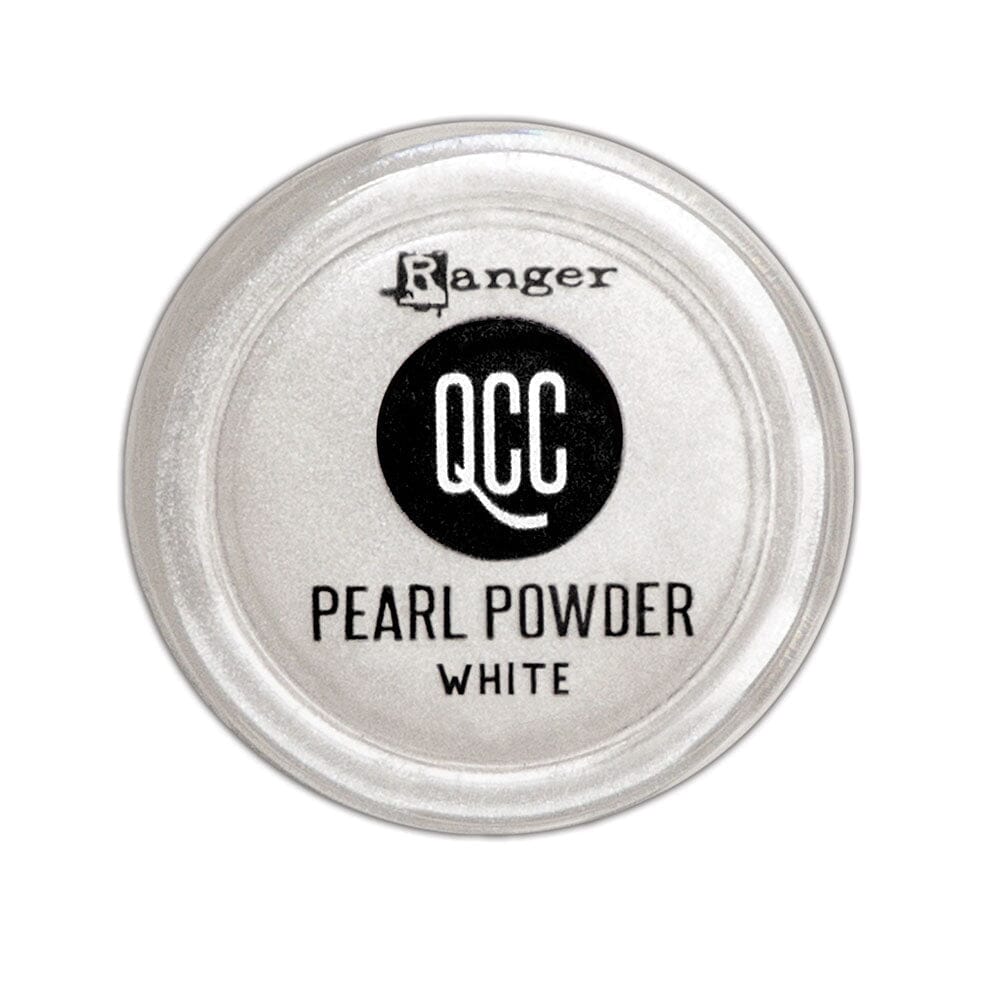 QuickCure Clay Pearl Powders White, 0.25oz Powders Ranger Ink 