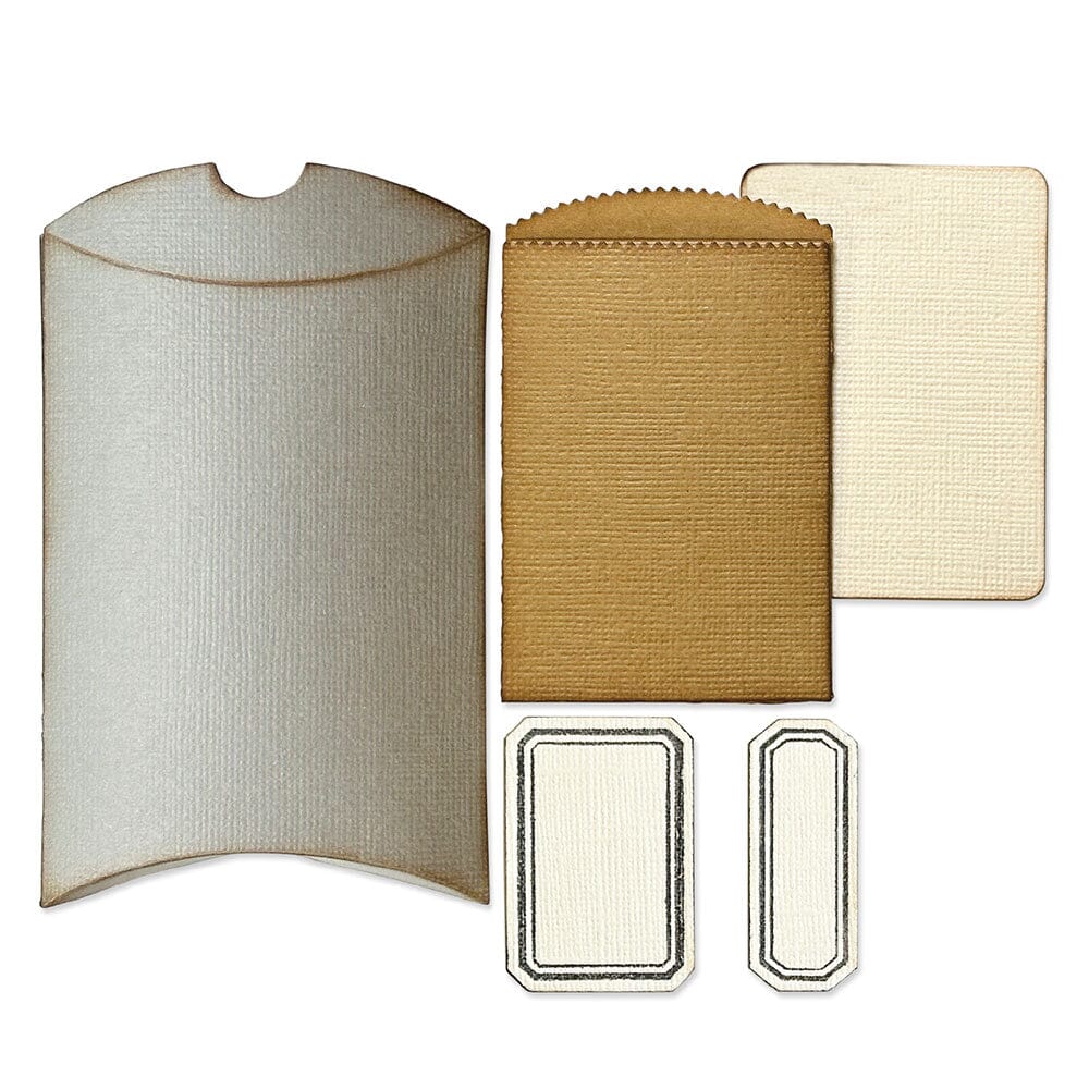 Tim Holtz Alterations by Sizzix Vault Pillow Talk + Bag Die Set 5pk Cutting Dies Tim Holtz Other 