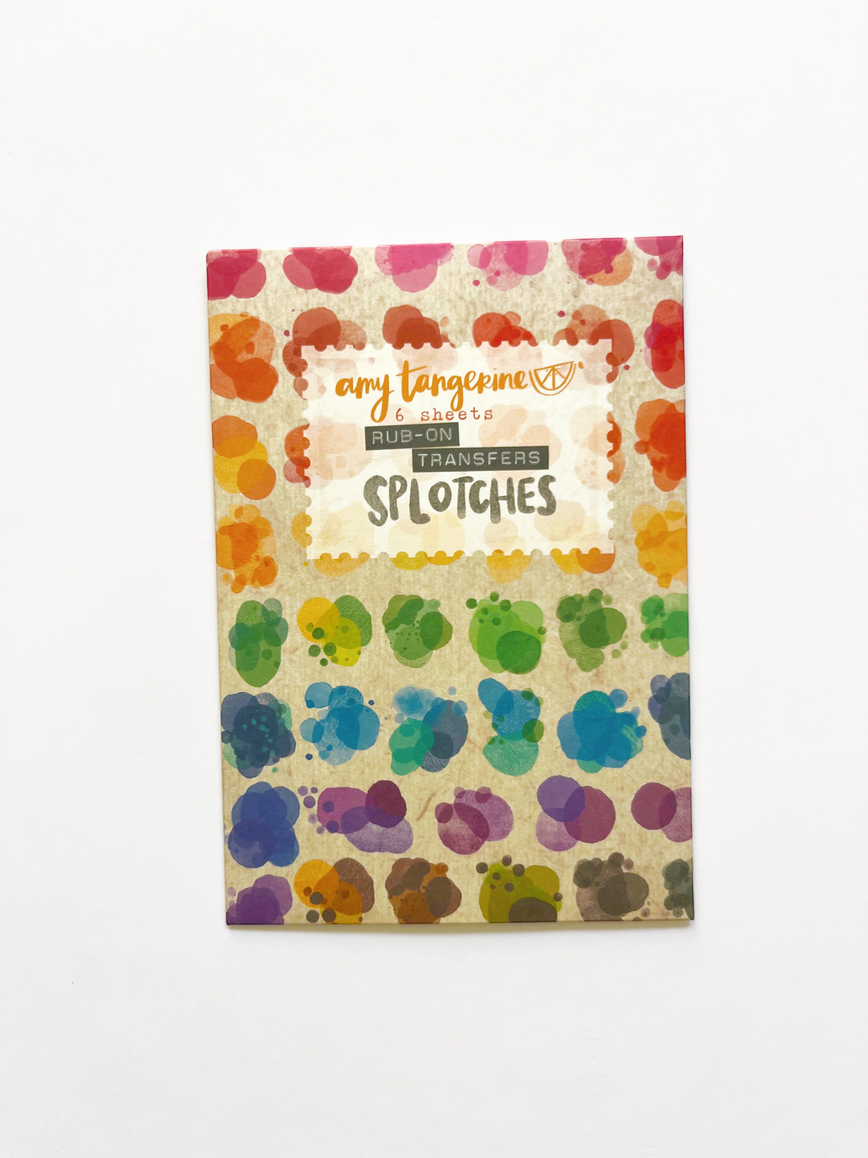 Amy Tangerine - Rub-on Transfers, Splotches Surfaces Amy Tangerine 
