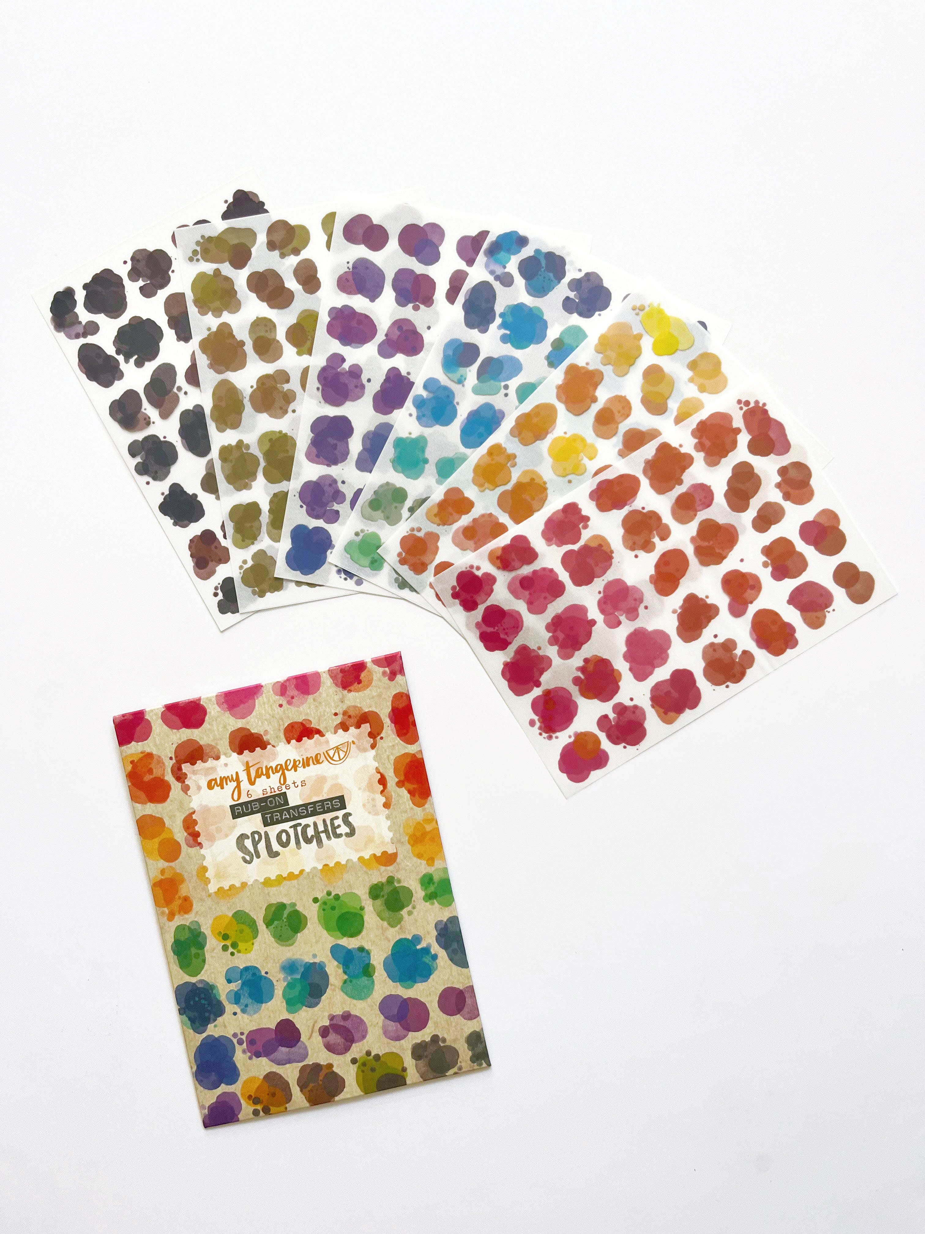 Amy Tangerine - Rub-on Transfers, Splotches Surfaces Amy Tangerine 