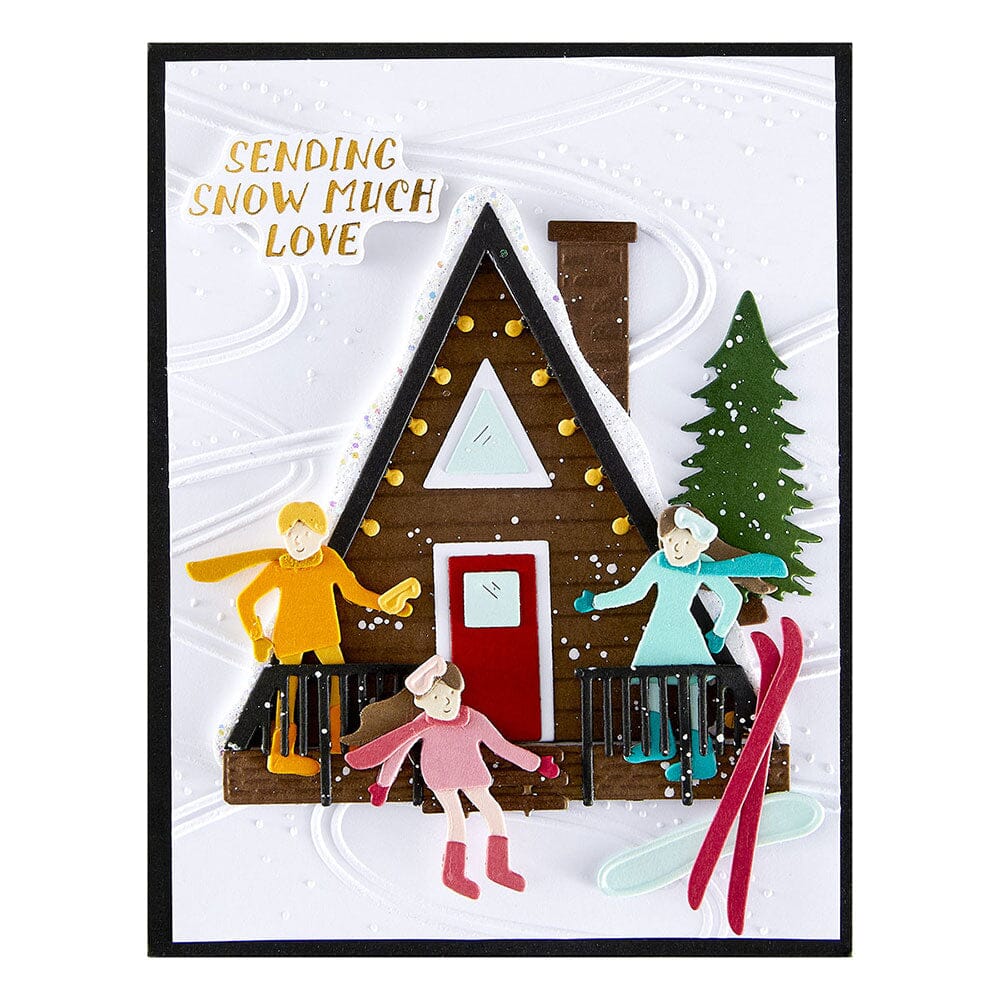 Simon Hurley create. Spellbinders Hit the Slopes Etched Dies Cutting Dies Simon Hurley 