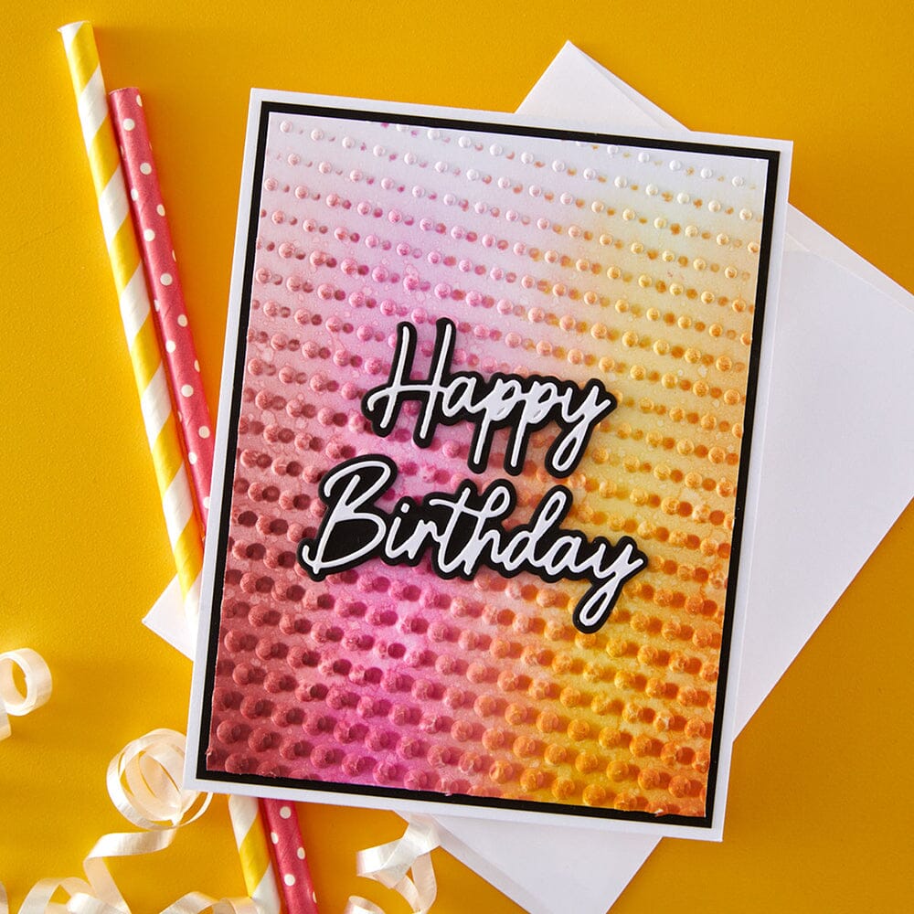 Simon Hurley create. Spellbinders Big & Bold Sentiments