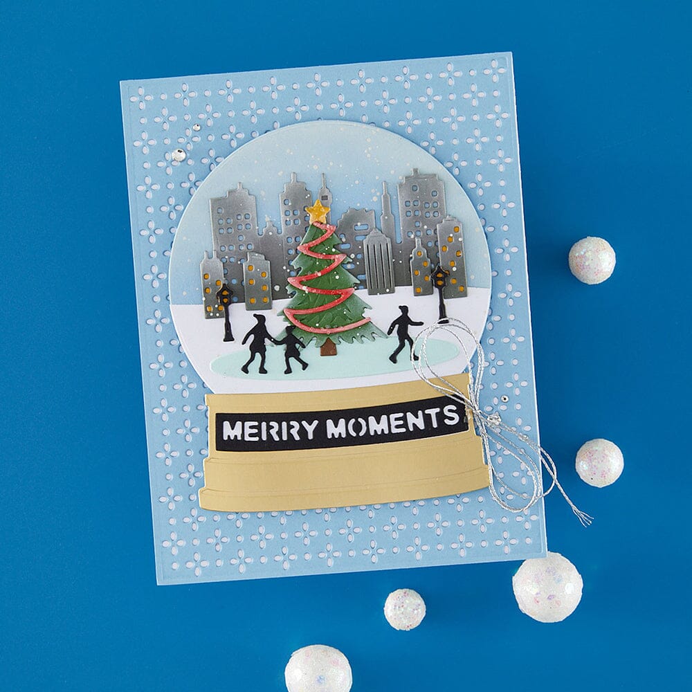 Simon Hurley create. Spellbinders City Skating Scene Etched Dies Cutting Dies Simon Hurley 