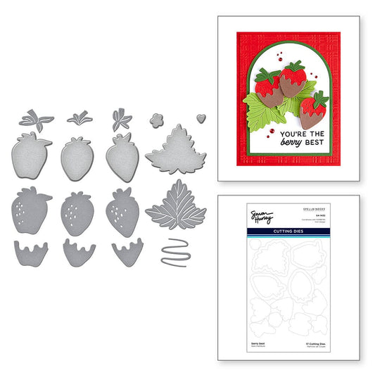 Simon Hurley create. Spellbinders Berry Best Etched Dies Cutting Dies Simon Hurley 