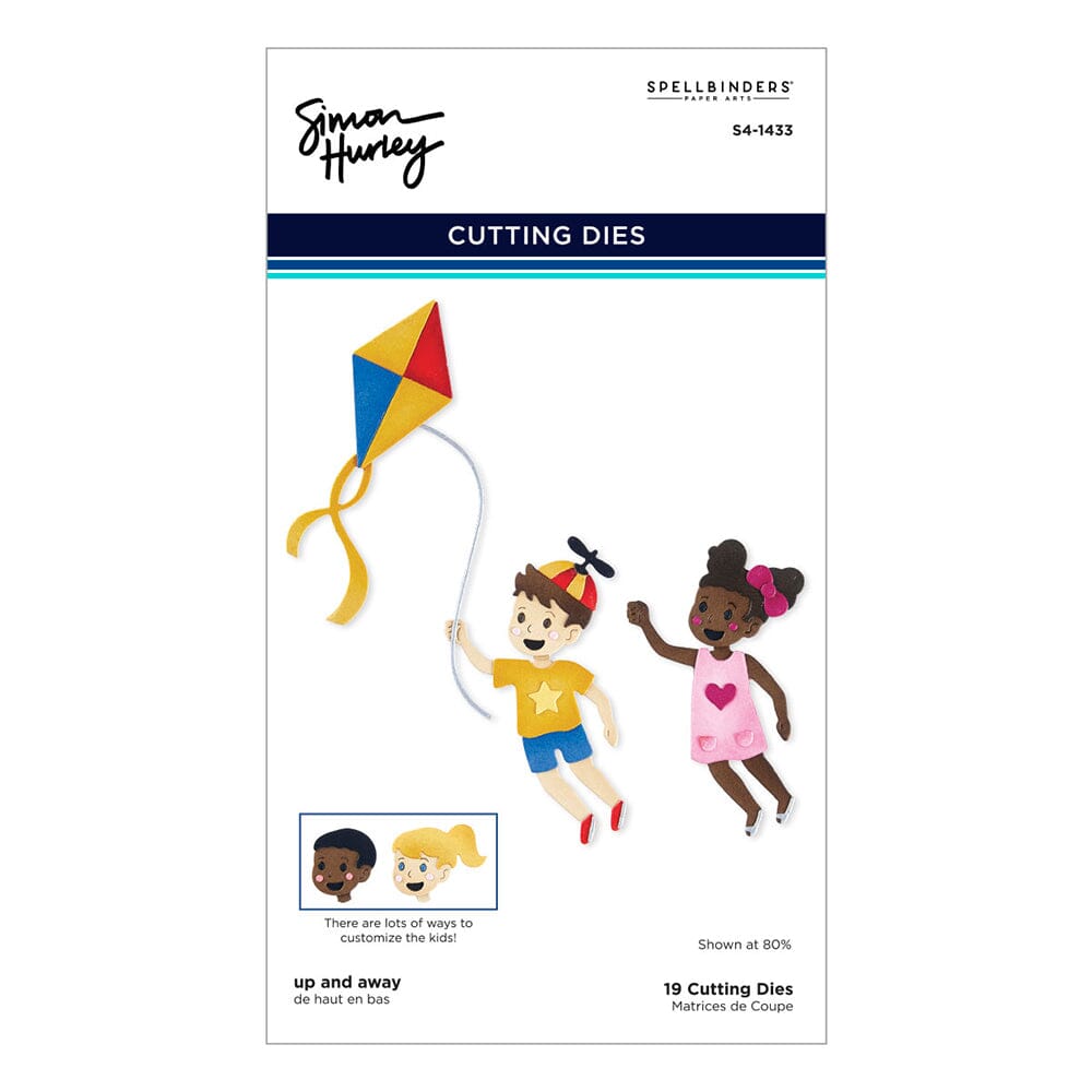 Simon Hurley create. Spellbinders Up and Away Etched Dies Cutting Dies Simon Hurley 