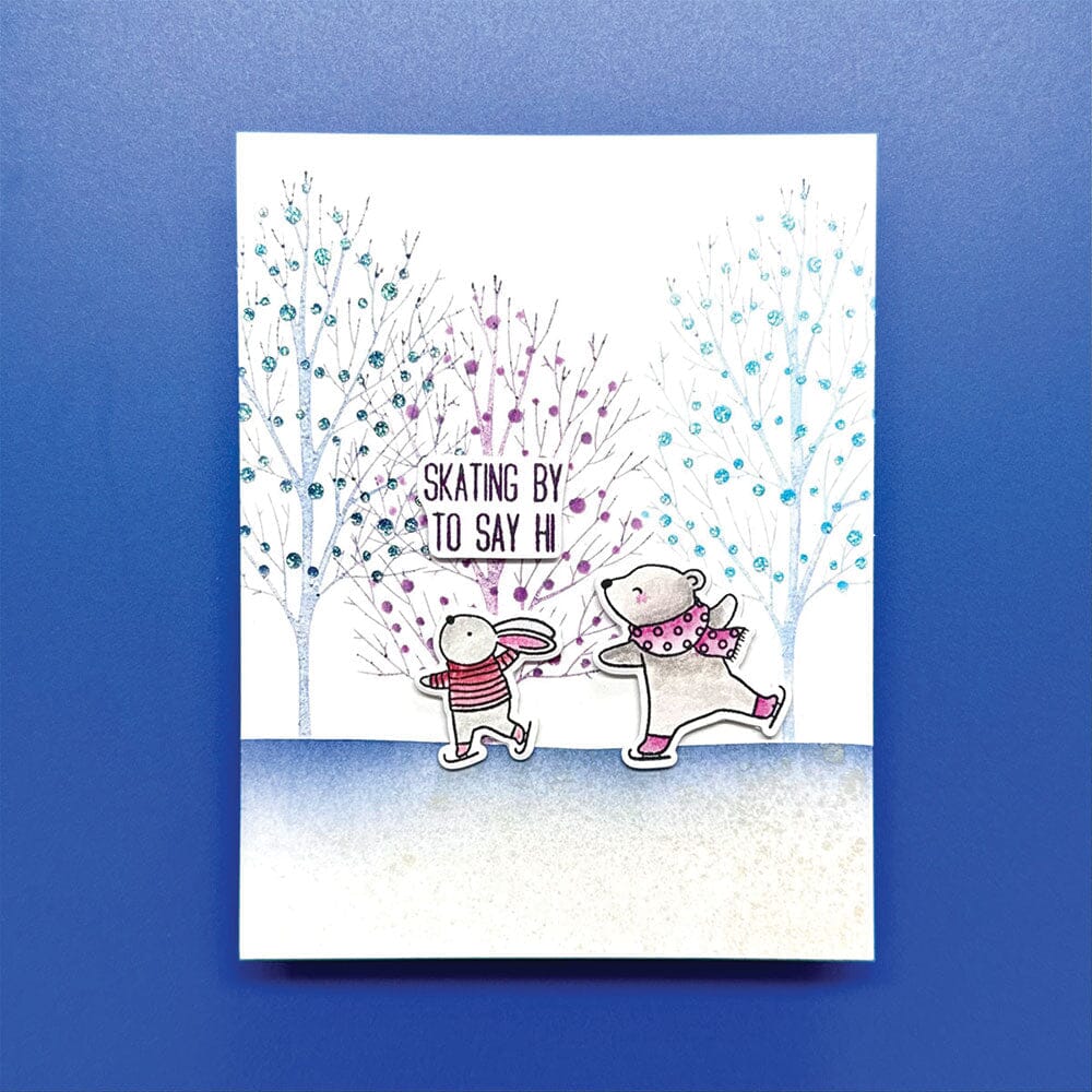 Simon Hurley create. Spellbinders Skating By Etched Dies Cutting Dies Simon Hurley 