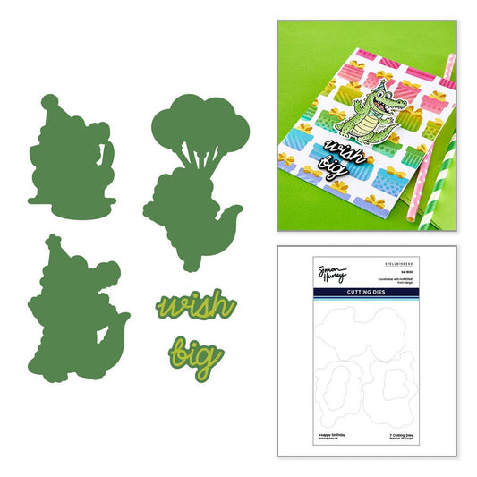 Simon Hurley create. Spellbinders Snappy Birthday Etched Dies Cutting Dies Simon Hurley 