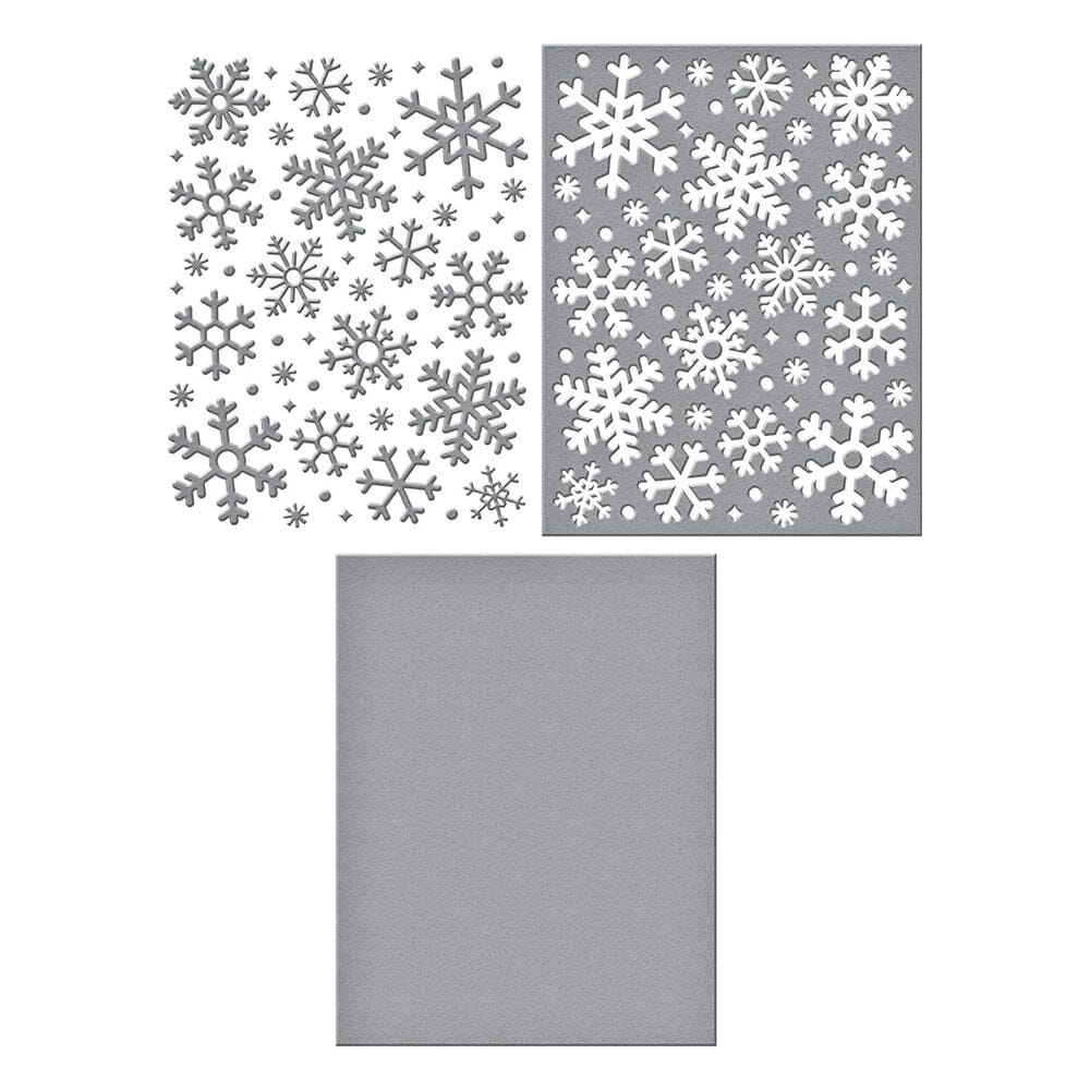 Simon Hurley create. Spellbinders Frozen Flurries Etched Dies Cutting Dies Simon Hurley 