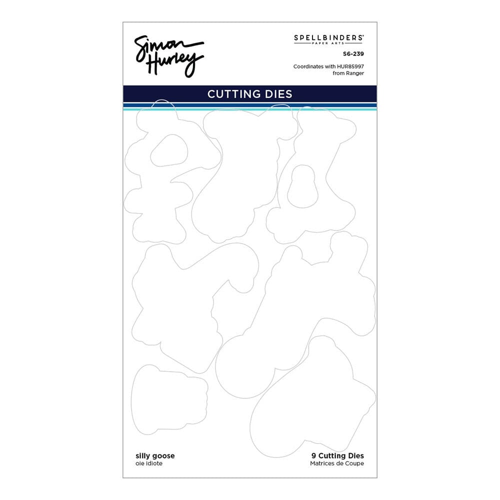 Simon Hurley create. Spellbinders Silly Goose Die Cutting Dies Simon Hurley 