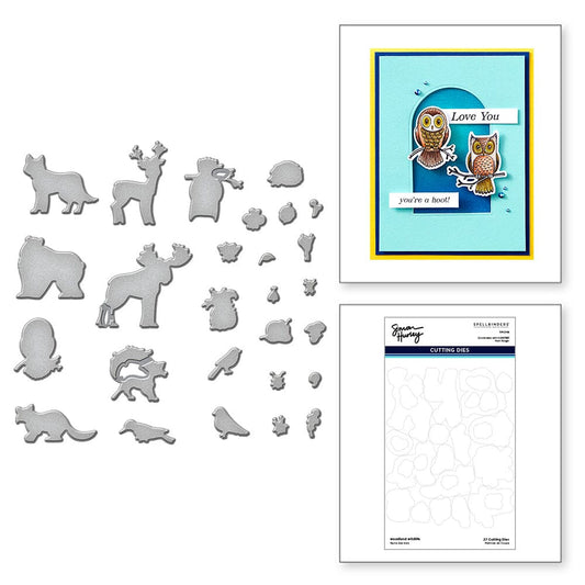 Simon Hurley create. Spellbinders Woodland Wildlife Die Cutting Dies Simon Hurley 