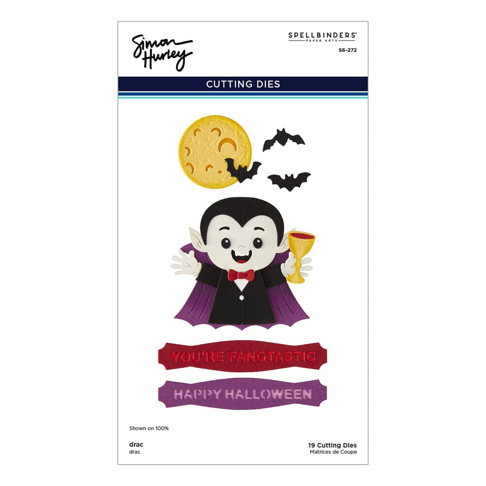 Simon Hurley create. Spellbinders Drac Etched Dies Cutting Dies Simon Hurley 