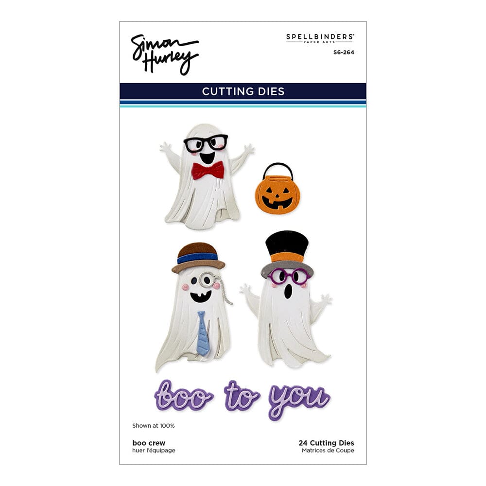 Simon Hurley create. Spellbinders Boo Crew Etched Dies Cutting Dies Simon Hurley 