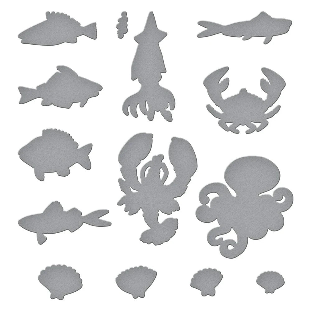 Simon Hurley create. Spellbinders Under the Sea Etched Dies Cutting Dies Simon Hurley 