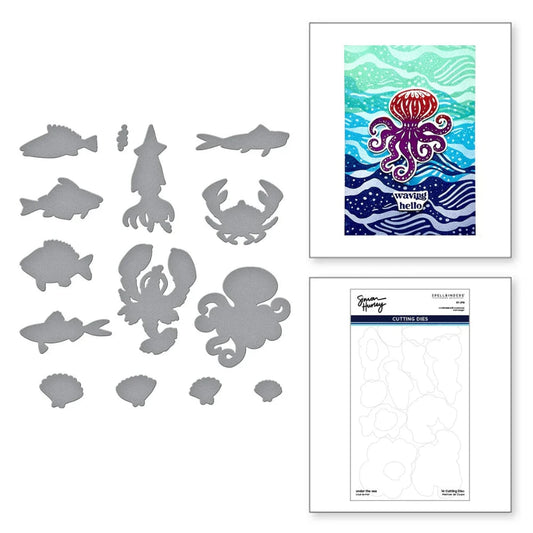 Simon Hurley create. Spellbinders Under the Sea Etched Dies Cutting Dies Simon Hurley 