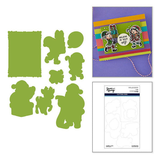 Simon Hurley create. Spellbinders Naughty and Nice Etched Dies Cutting Dies Simon Hurley 