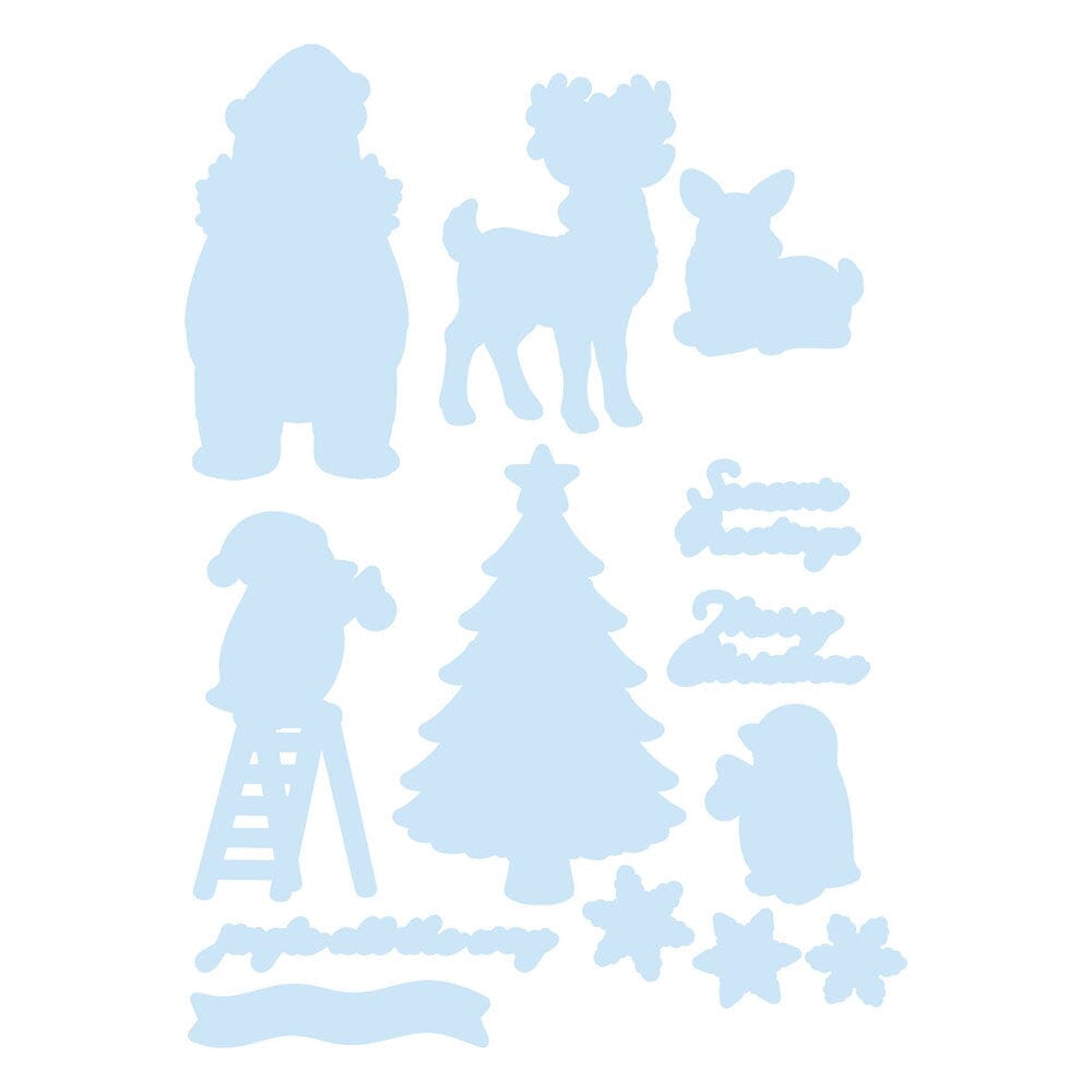 Simon Hurley create. Spellbinders Polar Friends Etched Dies Cutting Dies Simon Hurley 
