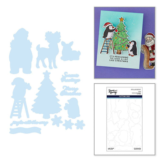 Simon Hurley create. Spellbinders Polar Friends Etched Dies Cutting Dies Simon Hurley 