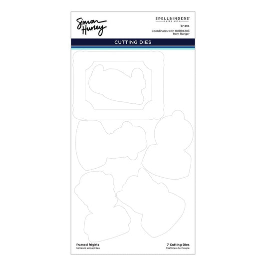 Simon Hurley create. Spellbinders Framed Frights Etched Dies Cutting Dies Simon Hurley 