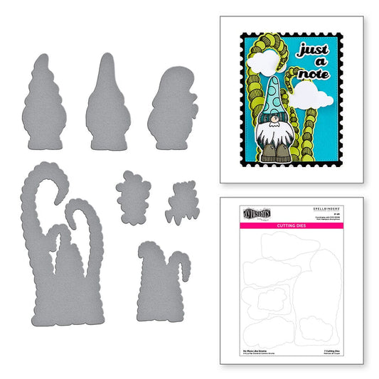 Dylusions by Dyan Reaveley Spellbinders No Place like Gnome Die Cutting Dies Dylusions 