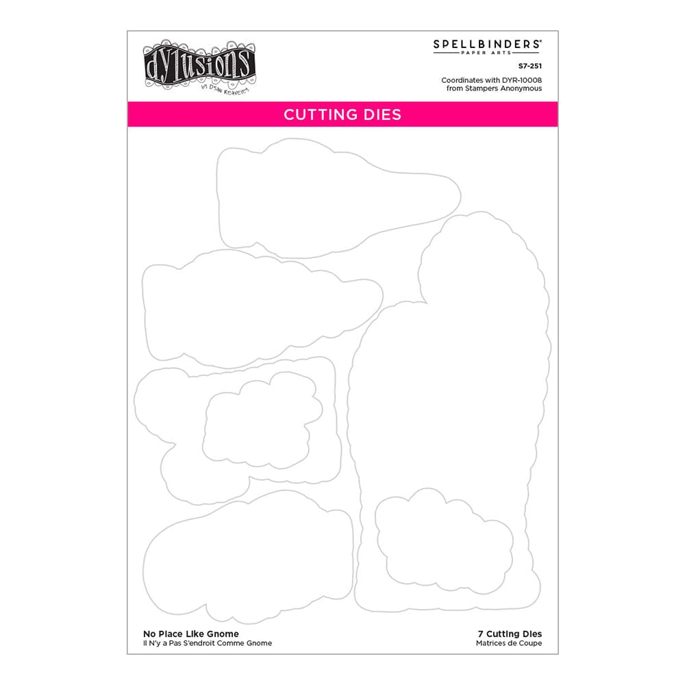 Dylusions by Dyan Reaveley Spellbinders No Place like Gnome Die Cutting Dies Dylusions 