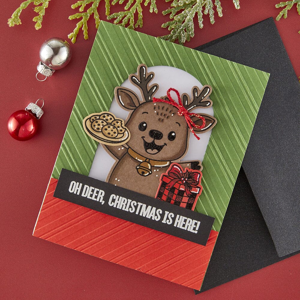 Simon Hurley create. Spellbinders Christmas Hugs Etched Dies Cutting Dies Simon Hurley 