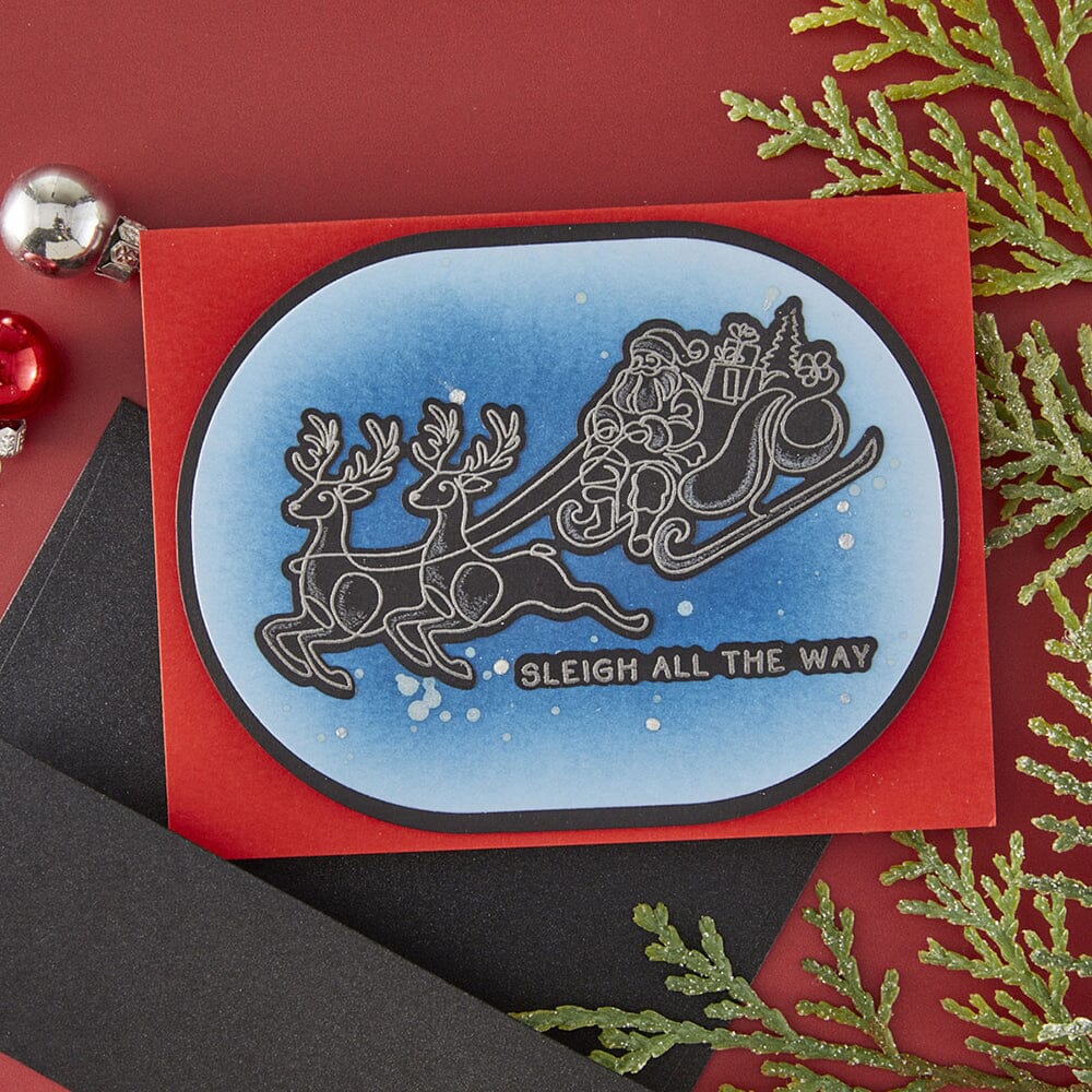 Simon Hurley create. Spellbinders Ho Ho Ho Etched Dies Cutting Dies Simon Hurley 