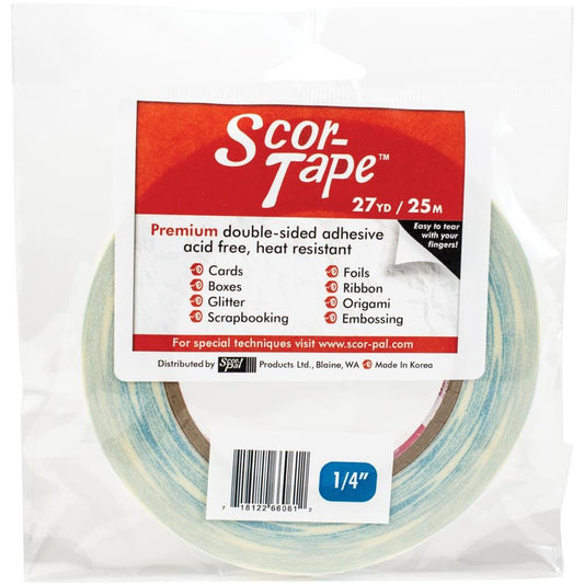Scor-Tape Double Sided 25m Adhesives & Mediums Scor-Pal 