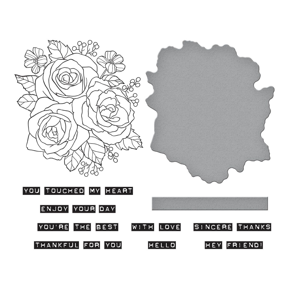 Spellbinders Spellbinders Fiori E Fogliame - Collezione Garden Di Wendy Spellbinders Spellbinders Fiori E Fogliame - Collezione Garden Di Wendy