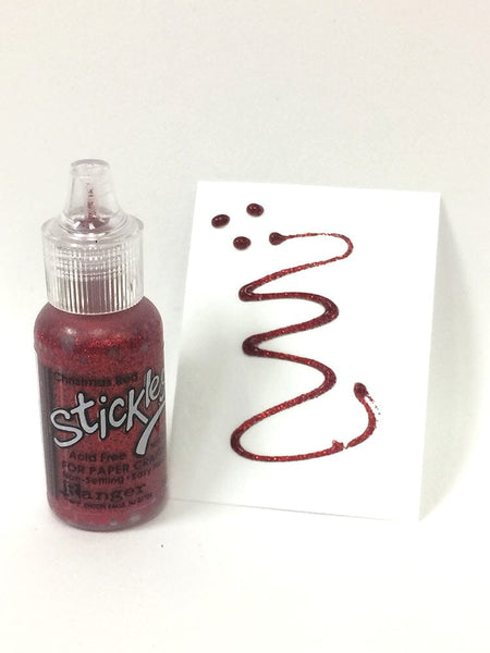 Stickles™ Glitter Glue Christmas Red, 0.5oz Glitter Stickles 