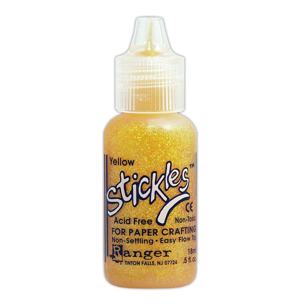 Stick Fast Yellow Stickles™ Glitter Glue Yellow, 0.5oz