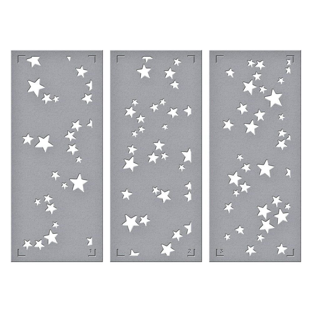 Simon Hurley create. Spellbinders Starry Night Die & Stencil Bundle Cutting Dies Simon Hurley 