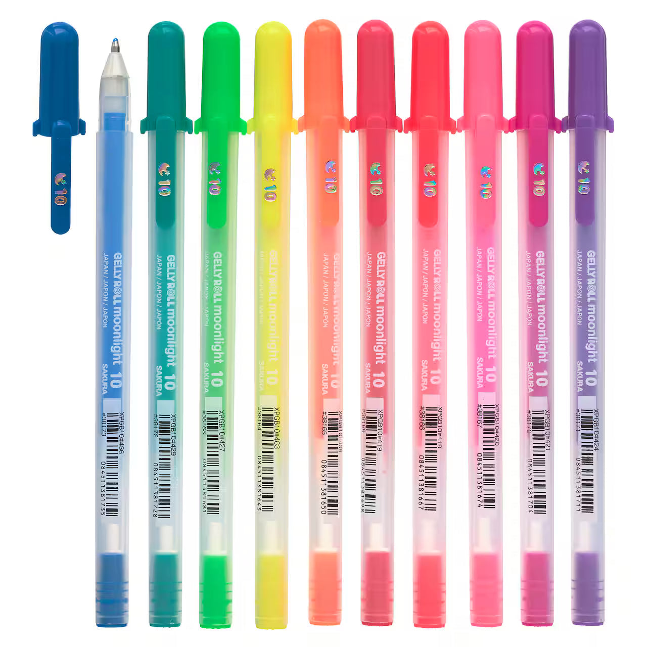 Sakura Gelly Roll Moonlight Gel Pen 1.0mm - 10pk Writing & Coloring Sakura 