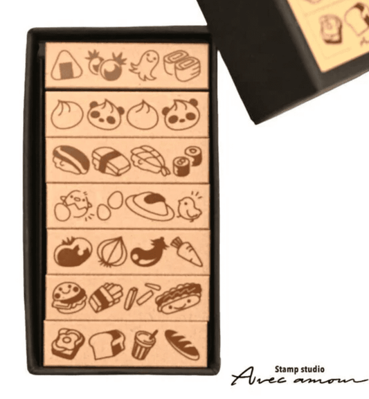 Sanby Avec Amour Border Stamp Set - Gourmet Stamps Sanby 
