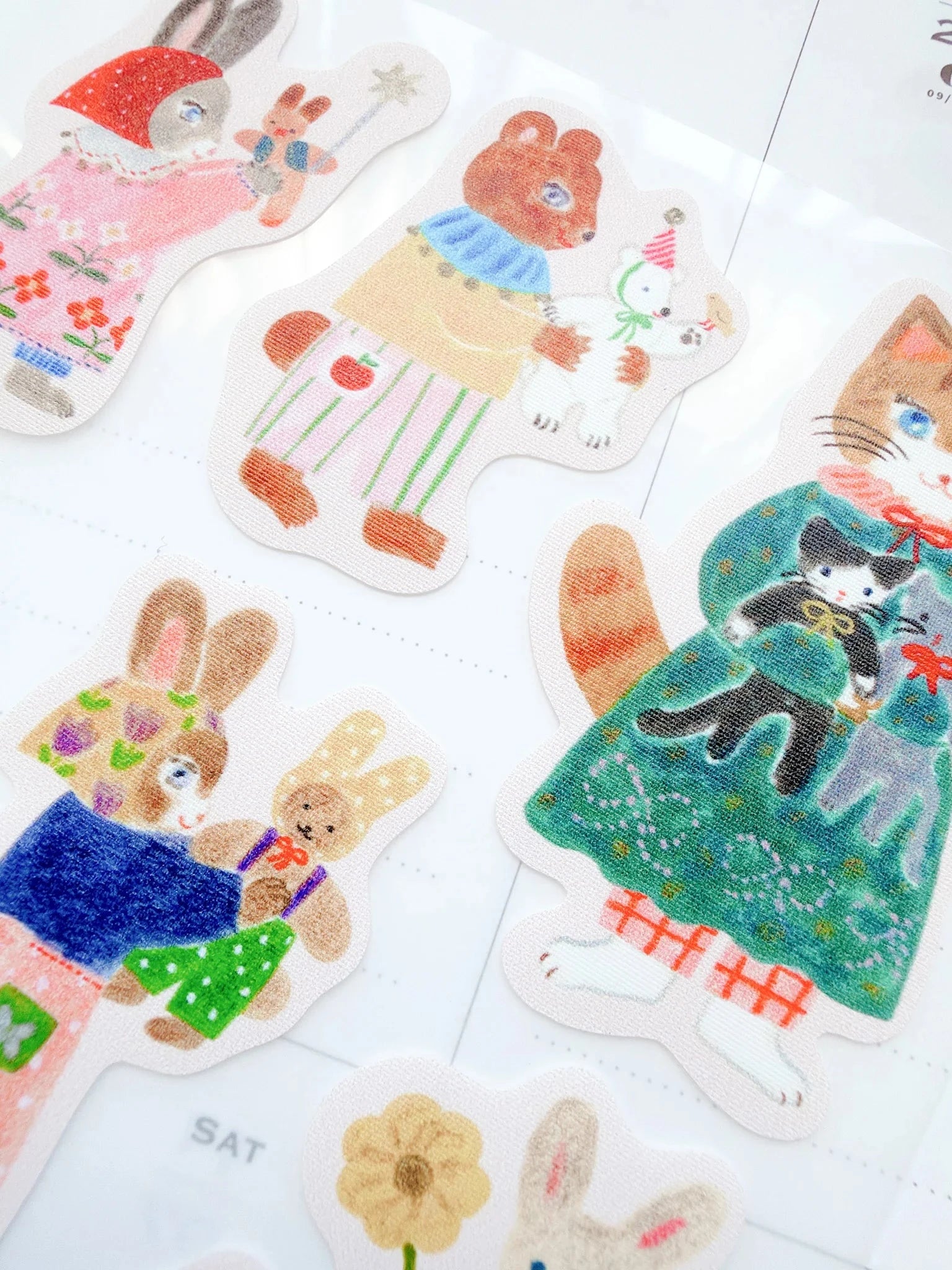 Sanby Yumi Kitagishi Muli-Sticker Hug Time Stickers Sanby 
