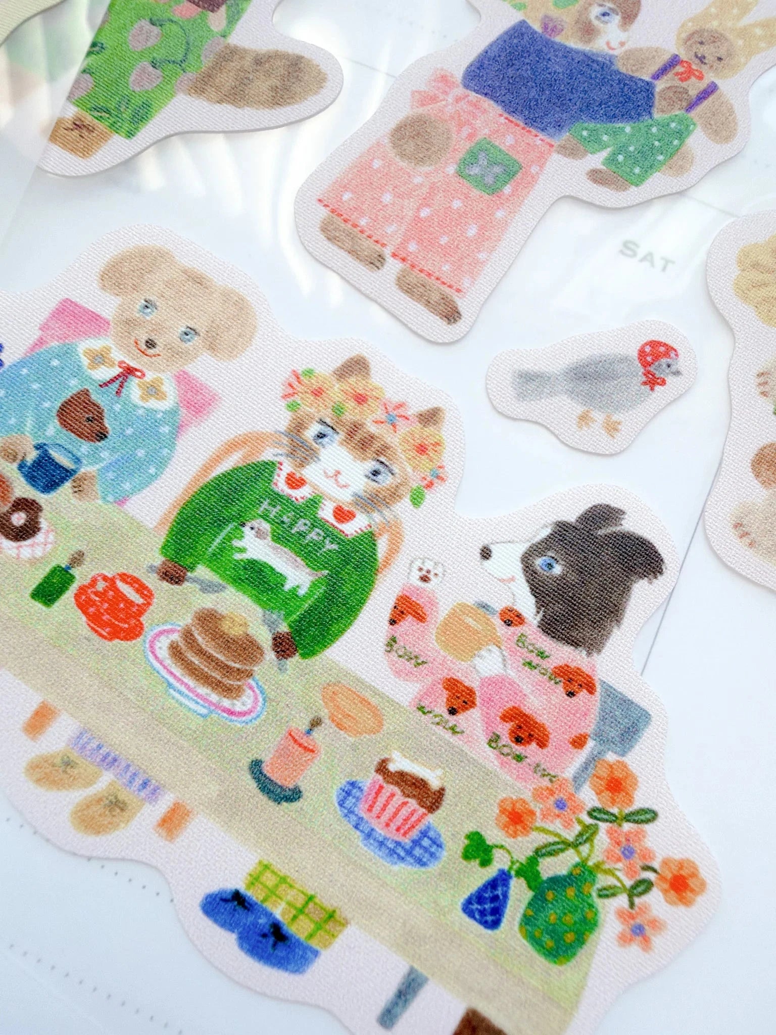 Sanby Yumi Kitagishi Muli-Sticker Hug Time Stickers Sanby 