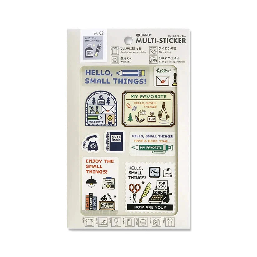 Sanby Eric Muli-Sticker Small Things - My Desk Stickers Sanby 